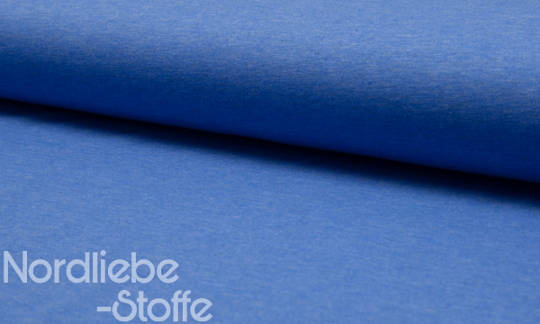 Jersey ~ MELANGE Cobalt Blau