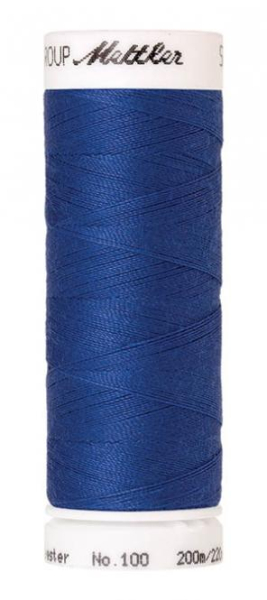 200m Mettler Amann SERALON 1678 Allesnäher Garn Col. 0815 Cobalt Blue