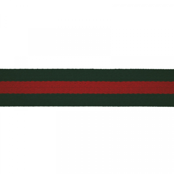 STREIFEN Gurtband 40mm Grün Rot