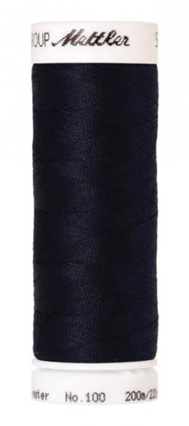 200m Mettler Amann SERALON 1678 Allesnäher Garn Col. 0827 Dark Blue