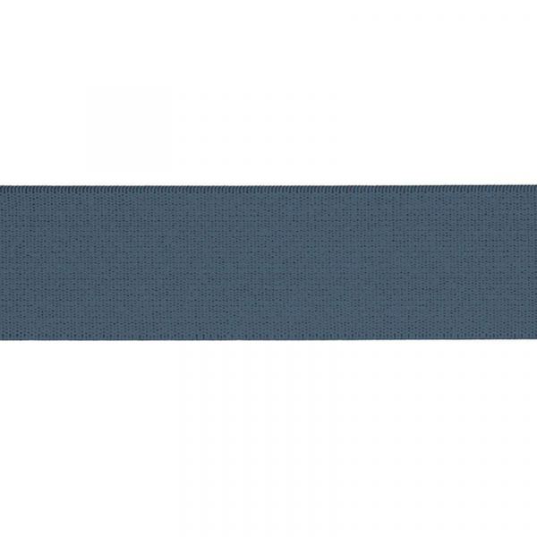 Gummiband elastisch 40 mm ~ UNI Denim