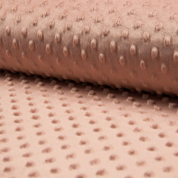 Minky Wellnessfleece ~ Noppen UNI Pfirsich