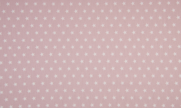 Baumwolle ~ Sterne auf Light Rosa