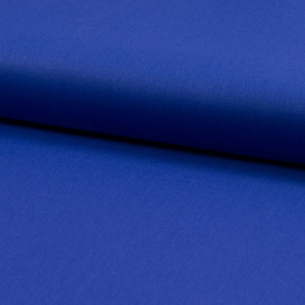 GOTS Organic Baumwolle ~ Uni Royalblau