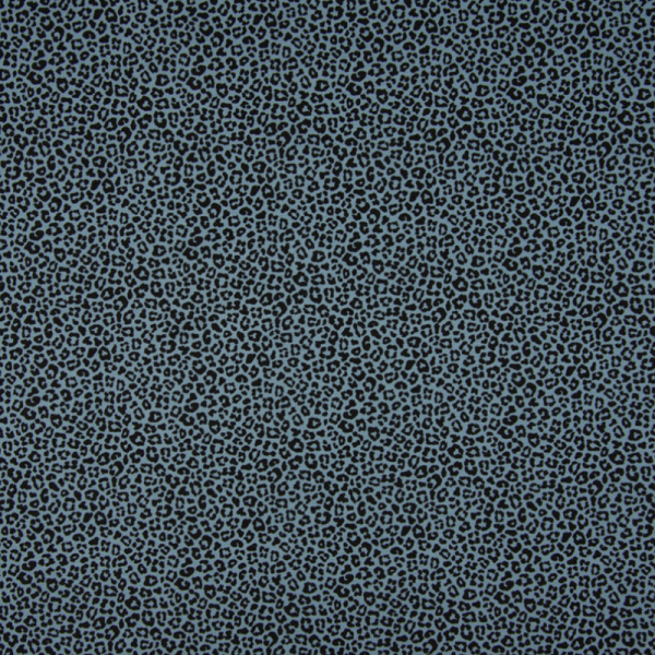 Jersey ~ Leoprint auf Blau