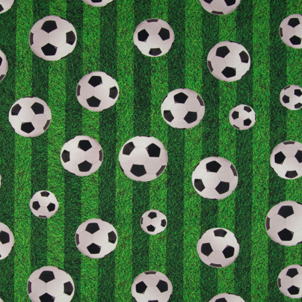 Digital Jersey ~ Fussball Fußbälle auf Rasen Streifen
