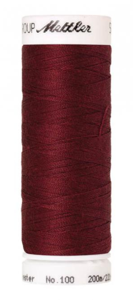 200m Mettler Amann SERALON 1678 Allesnäher Garn Col. 0918 Cranberry