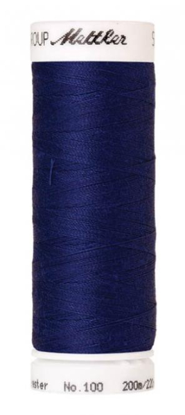 200m Mettler Amann SERALON 1678 Allesnäher Garn Col. 1078 Fire Blue