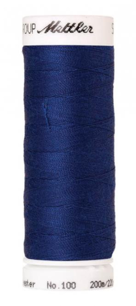 200m Mettler Amann SERALON 1678 Allesnäher Garn Col. 1303 Royal Blue